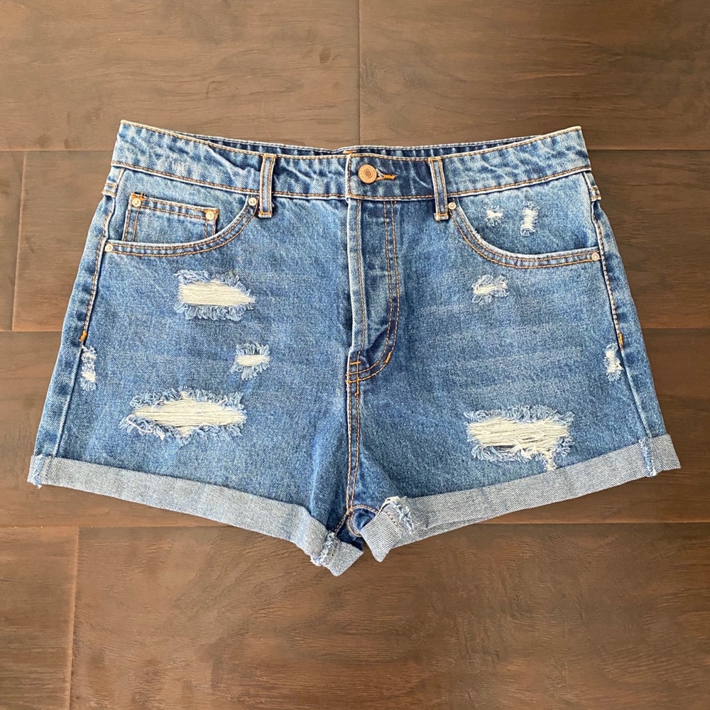 Forever 21 Distressed Denim Shorts
